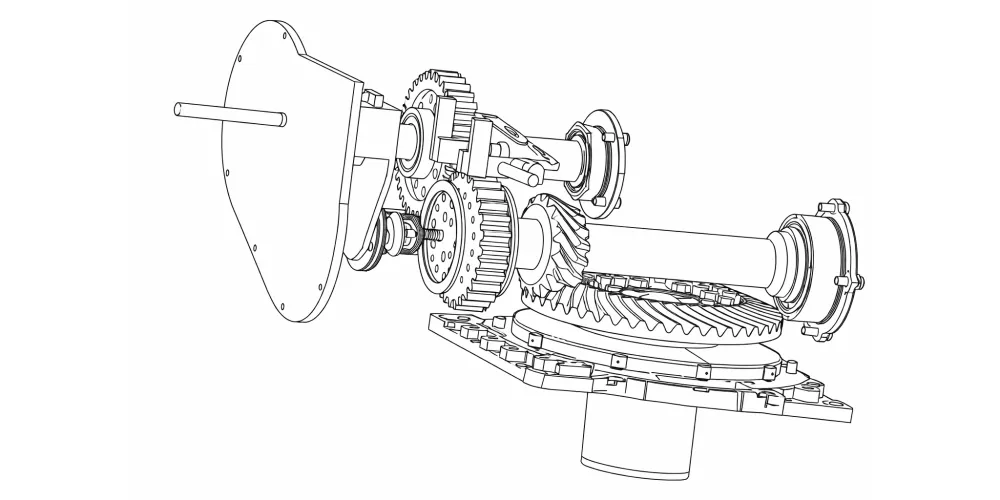 agricultural-gearbox-Central Gearbox Splitter Box