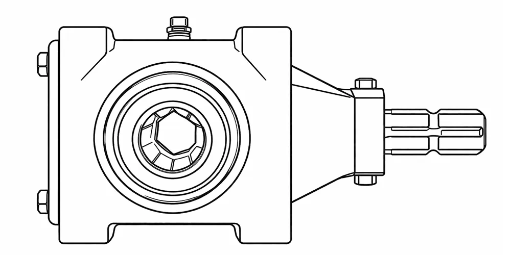 agricultural-gear-boxes-products-EP-TB-27C Rotary Tiller Gearbox Replacement of Comer Code-drafts
