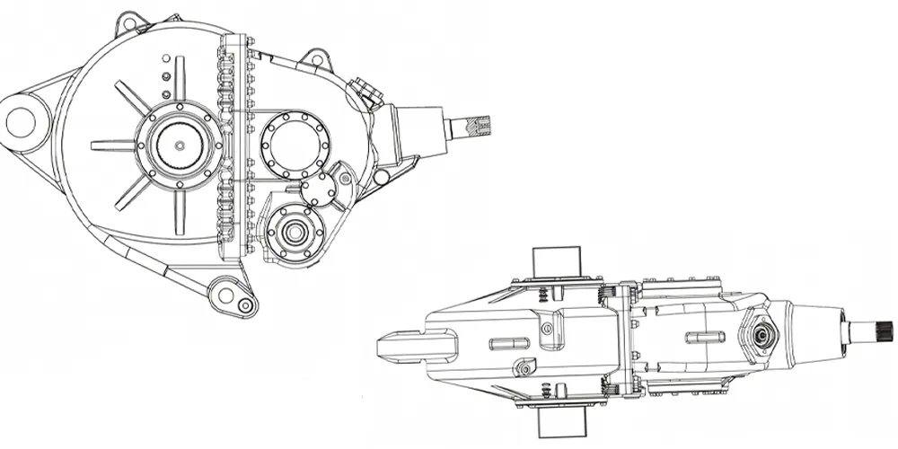 agricultural-gearbox-products-EEP-DFK192 Square Baler Gearbox for Big Square Baler-draft