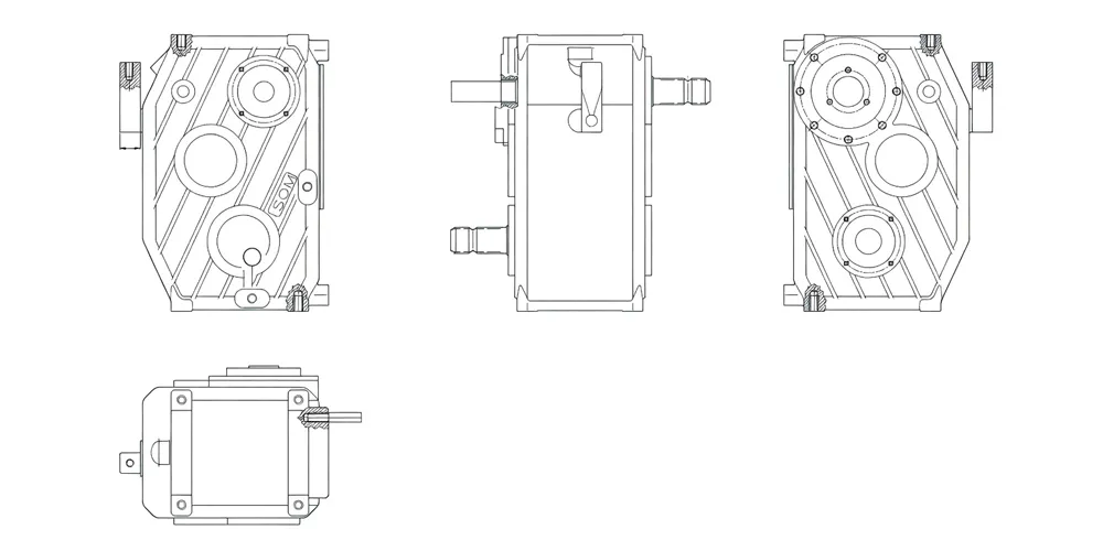 agricultural-gearbox-products-EP-C3A-Feed Mixer Machine Gearbox-T-draft