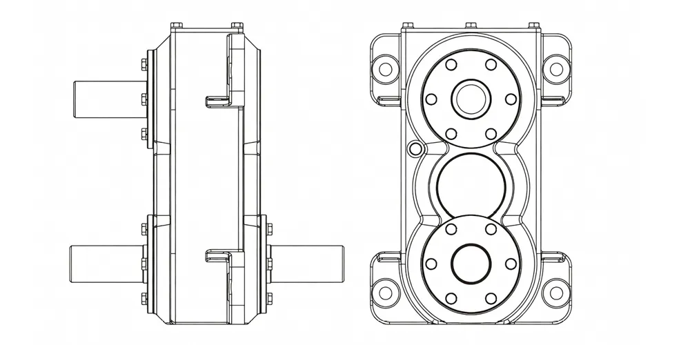 agricultural-gearbox-products-EP-FK215 Square Baler Gearbox-draft