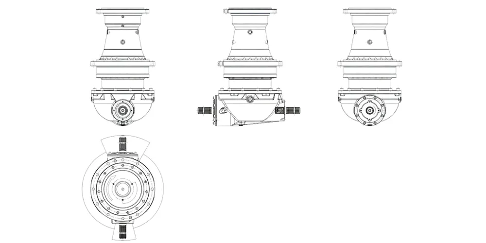 agricultural-gearbox-products-EP-PGA1602 Feed Mixer Machine Gearbox-draft