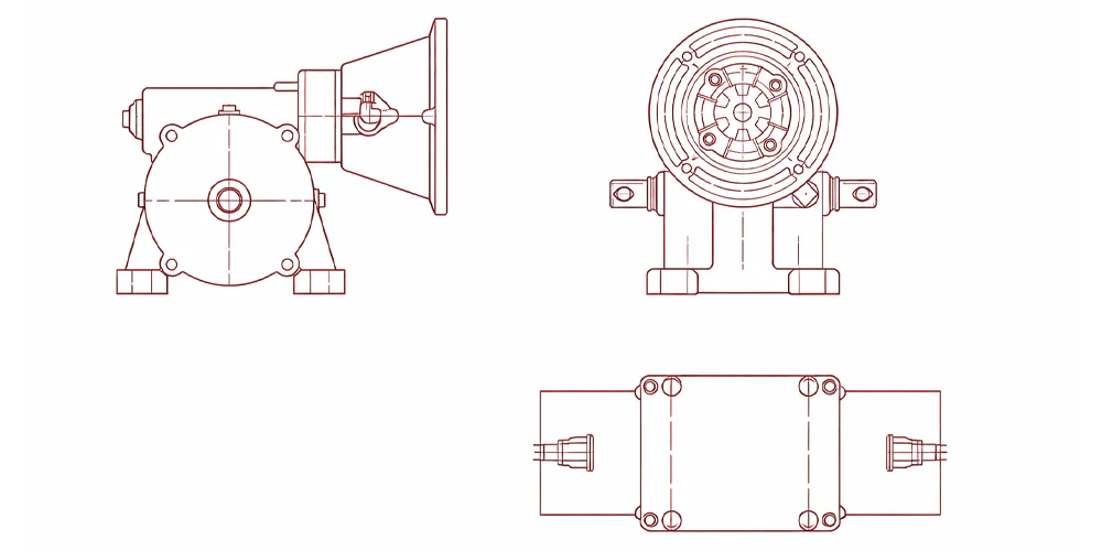 agricultural-gearbox-products-EP- SYF-1 Series-Irrigation Center Drive Gearbox-draft
