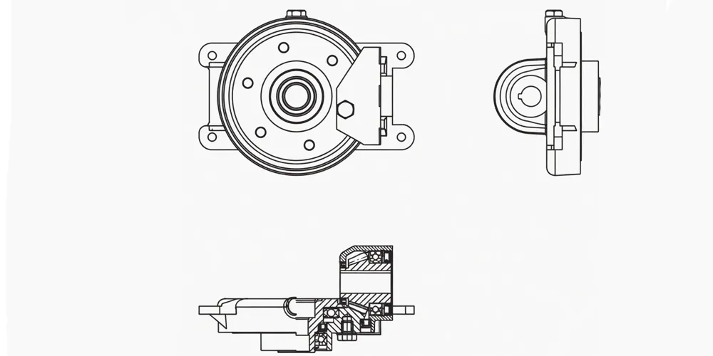 agricultural-gearbox-products-EP03 Agriculture Gearbox For Hay Tedder-draft