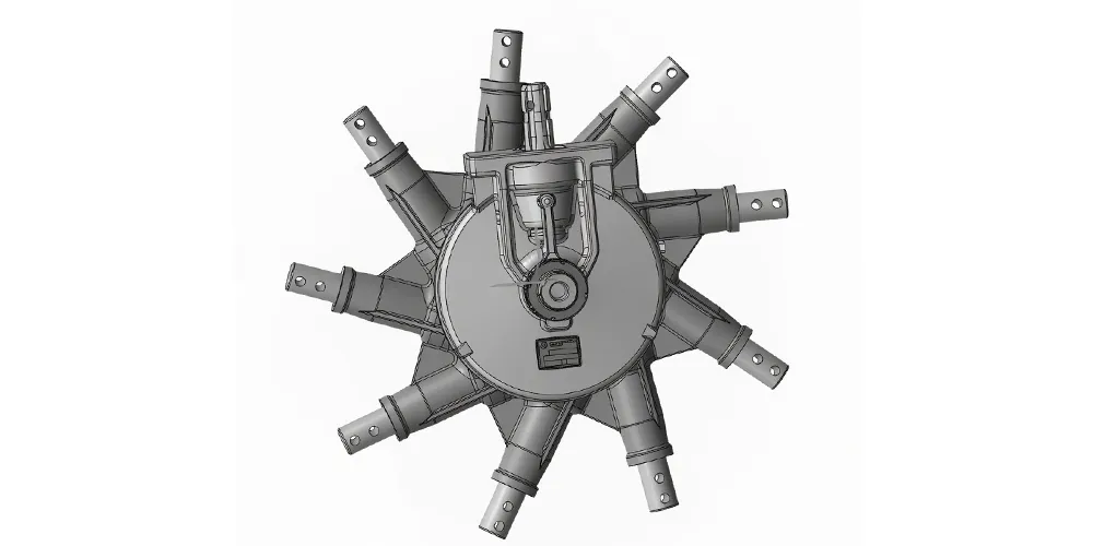 agricultural-gearbox-products-EPK-791A Rotary Rake Gearbox – Replacement of Comer Code-draft