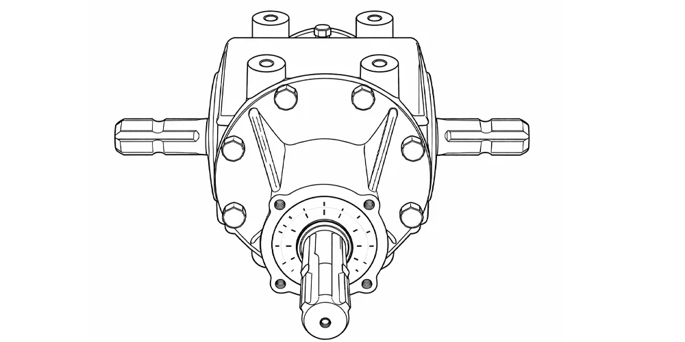 agricultural-gearboxes-products-EP-T-292B Rotary Tiller Gearbox Replacement of Comer Code-draft
