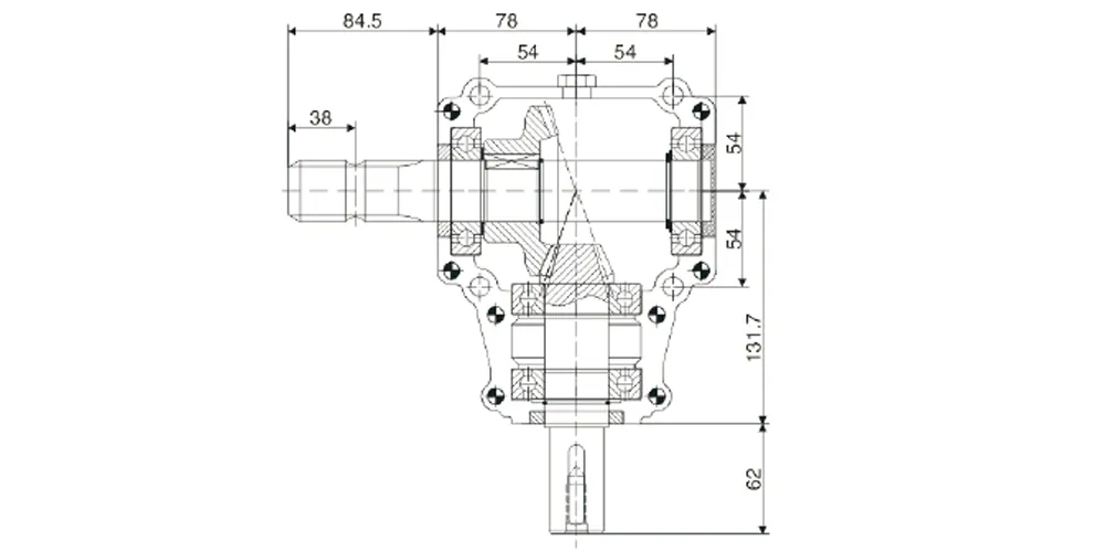 agricultural-gearbox-products-EP-RV22X Aluminum Gearbox — 15 HP 540 RPM-draft
